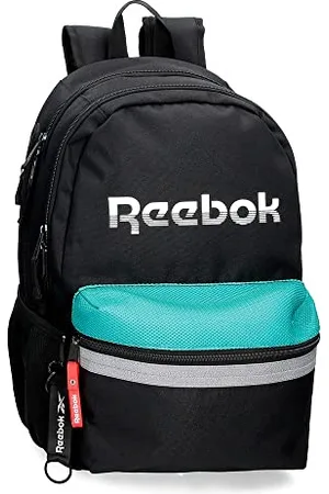 Reebok Andover Schulrucksack für Laptop 15,6" Schwarz 31x44x15 cm Polyester 20,46L