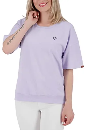 alife kickin ALIFE and Kickin IsobelAK A Shortsleeve Top – Damen T-Shirt – Bequemes Kurzarm Shirt für Alltag & Freizeit – Perfekt für Sommer & Übergangszeiten L