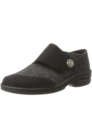 Berkemann Jarla Hohe Hausschuhe Damen, Schwarz (Schwarz Patch), 38 EU