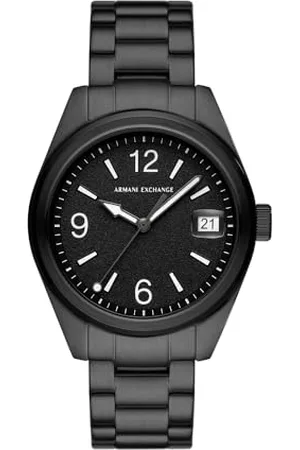 Armani Exchange Herren Analog Quarz Uhr mit Edelstahl Armband AX1422