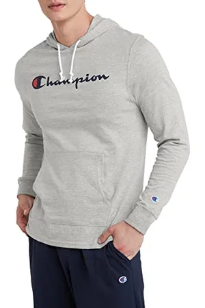Champion Herren Middleweight Hoodie Jacke, Oxford Grey, XXL EU