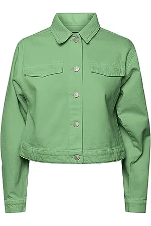 Pieces® Damen Pctessie Ls Dnm Jacket Mb873 Noos Bc, , S