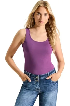 CECIL Damen B317513 Basic Top in Unifarbe, , XS