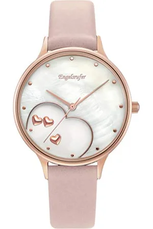 Engelsrufer Armbanduhr Damen Edelstahl Hearts 34 mm