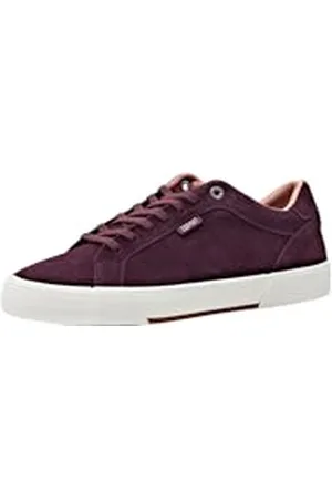 ESPRIT Modischer Damen Lace-up Sneaker, 600/Bordeaux Red, 41 EU