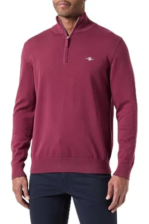 GANT Herren Classic Cotton Half Zip Pullover, , Small