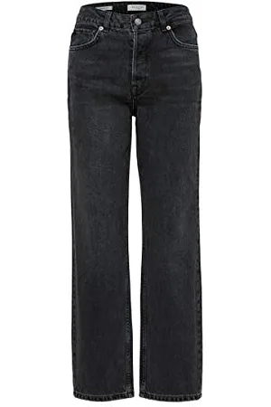 SELECTED Damen Slfkate Hw Ston Jea W Noos Straight Jeans, , 30W / 32L