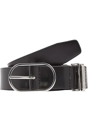 Calvin Klein Damen Gürtel Metal Loops Belt aus Leder