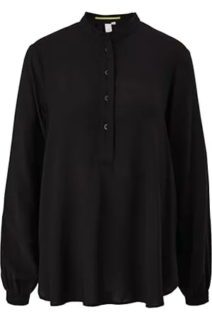 QS by s.Oliver Q/S by Damen Bluse Langarm Black, 32