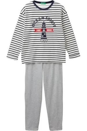 Benetton Jungen Pig(Maglia+Pant) 3D720P07B Pyjamaset, , 130
