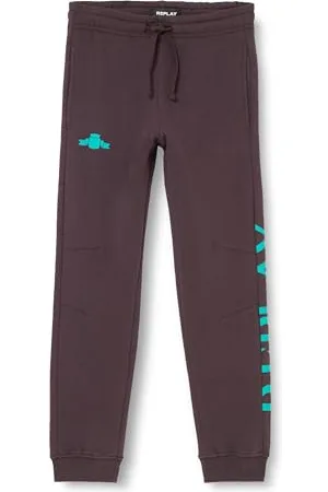 Replay Jungen Jogginghose Logo am Bein, (Violett), 12 Jahre