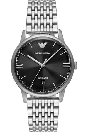 Emporio Armani Herren Analog Automatik Uhr mit Edelstahl Armband AR60081