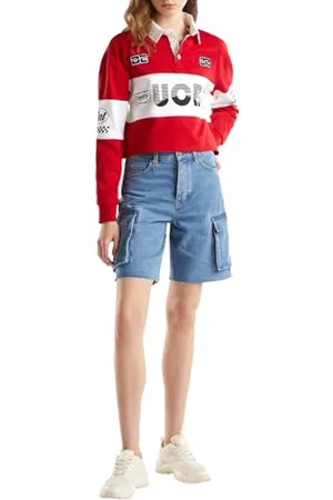 Benetton Damen Bermuda 4ipcd9017 Shorts, , 34