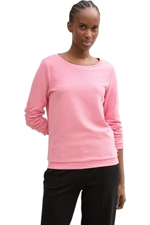 TOM TAILOR Damen 1039979 Sweatshirt, 36321-Light Dusty Pink, XL