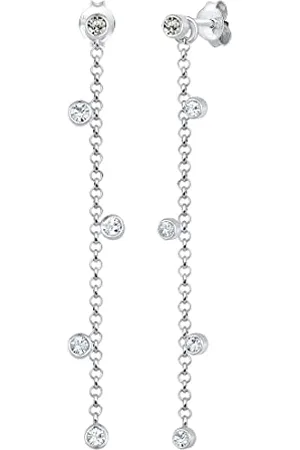 Elli Ohrringe Damen Ohrhänger mit Kristallen aus 925 Sterling