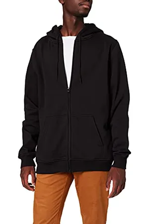 Build Your Brand Herren Heavy Zip Hoody Jacke, per pack , Small (Herstellergröße: S)
