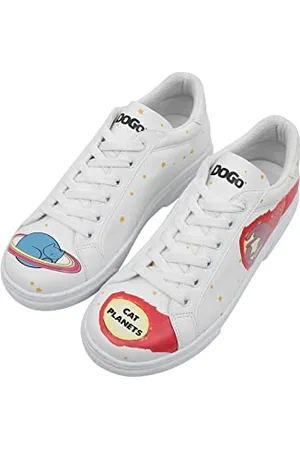 Dogo Vegane Damen Ace Sneakers - Cat Planets (eu_Footwear_Size_System, Adult, Women, Numeric, medium, Numeric_36)