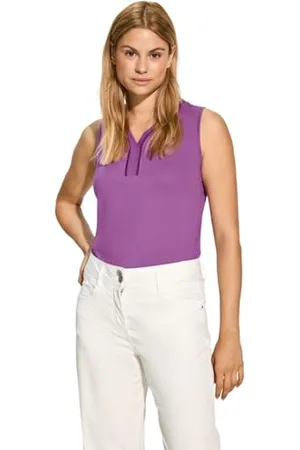 CECIL Damen B321763 Top mit Paspelband, , Large