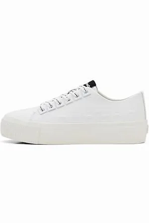 Desigual Damen Shoes_Street Half Logo 1000 White Sneaker, 41 EU
