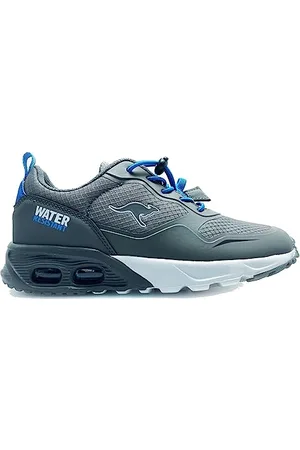 KangaROOS KX-Raptor Low Sneaker, Steel Grey/Sky, 33 EU