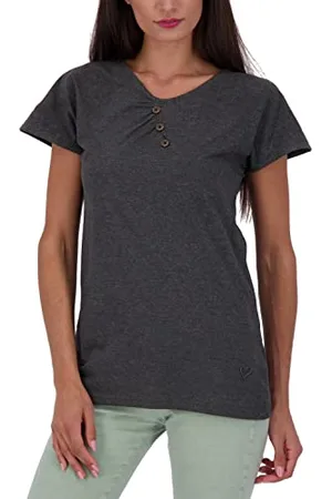 alife kickin ALIFE and Kickin ToniaAK A Top – Damen T-Shirt – Bequemes Kurzarm Shirt für Alltag & Freizeit – Perfekt für Sommer & Übergangszeiten XXL