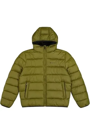 Champion Herren Legacy Outdoor (220342) -Wr Light Nylon Cirè 35gr Tonal Script Logo Hooded Jacke, , XS