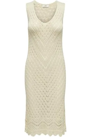 JDY SUN S/L V-Neck Dress KNT NOOS