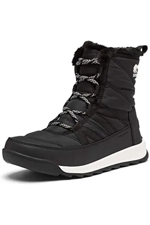 sorel Damen Whitney 2 Short Lace Waterproof Winterstiefel, Schwarz, 39 EU