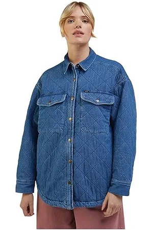 Lee Damen Quilted Overshirt Shirt, , M