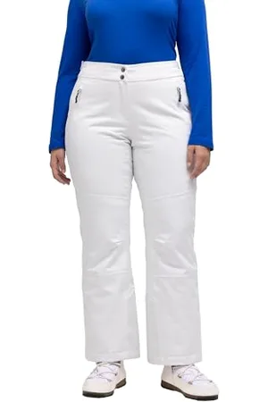 Ulla Popken Damen, große Größen, Skihose, wasserdicht, Formknie, Schneefang, Klettriegel