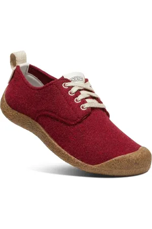 Keen Damen Mosey Derby Sneakers, Red Felt/Birch, 37 EU