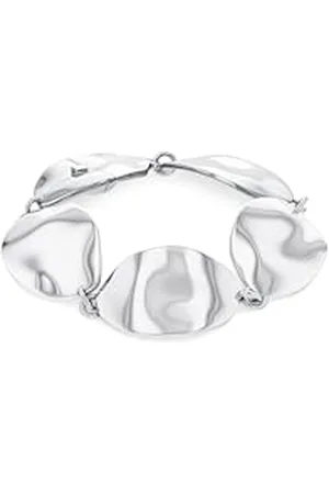 Calvin Klein Halskette, Ohrstecker oder Armband für Damen Kollektion CK REFLECT aus Edelstahl, Bracelet