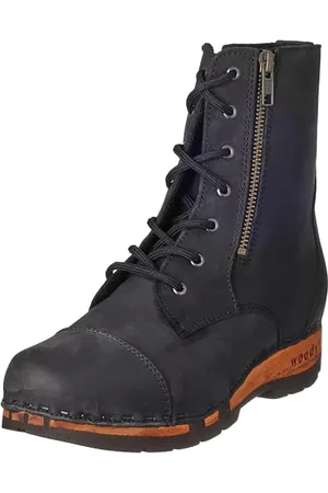 Woody Damen Herta Stiefelette, Nero, 37 EU