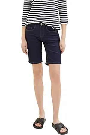 TOM TAILOR Damen Alexa Slim Bermuda Jeans Shorts
