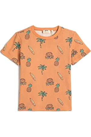 Koton Boys T-Shirt Printed Short Sleeve Crew Neck Cotton