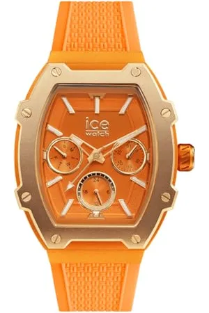 Ice-Watch Ice boliday Bright orange - Orangefarbene Damenuhr mit Silikonarmband - 023287 (Small)