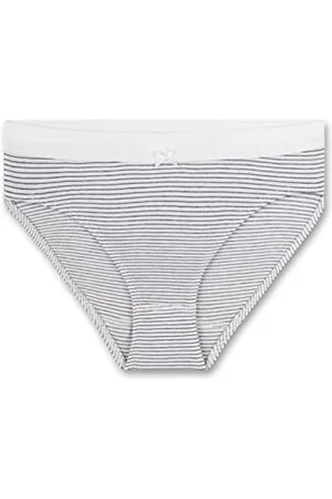Sanetta Mädchen-Rioslip Off-White | Hochwertiger Slip für Mädchen. | Unterwäsche für Mädchen 128
