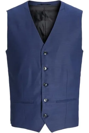 JACK & JONES Male Weste JPRSOLARIS Slim Fit Anzugweste
