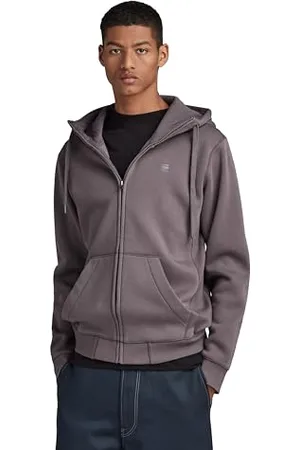 G-Star RAW Herren Premium Core Hooded Zip Thru Sweatshirt, , S
