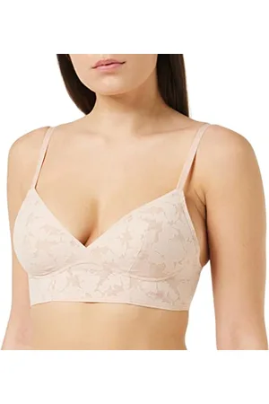 Sloggi Damen ZERO Lace 2.0 Longline Bra Bügelloser BH, , XS