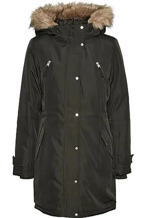 VERO MODA Damen Vmtrack Parka Coat Ga Mantel, , XS