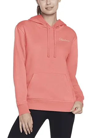Skechers Damen Signature Pullover Hoodie Hooded Sweatshirt, , Extra Large Ladies