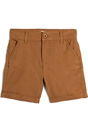 Koton Boys Linen Shorts Drawstring Pockets