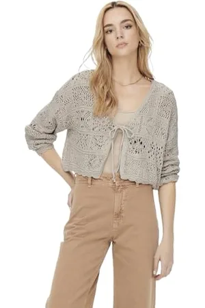 ONLY Damen Onlbeach Life 7/8 O-n Cardigan KNT Noos Strickjacke, , XS EU
