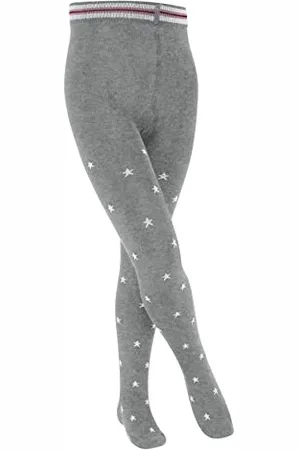 ESPRIT Unisex Kinder Strumpfhose Stars K TI Baumwolle dick gemustert 1 Stück, , 98-104