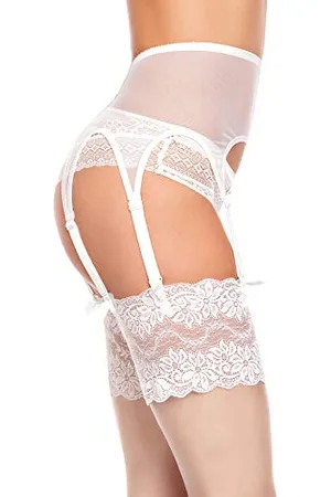 Glamory Damen Garter Belt Strumpfhalter,100 DEN,per pack ,44 (Herstellergröße:L-(44-46))