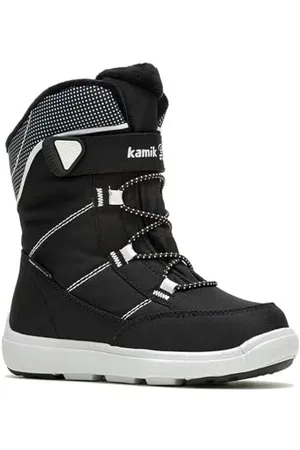 Kamik Kinder Stance2 Winterstiefel, Schwarz , 35 EU