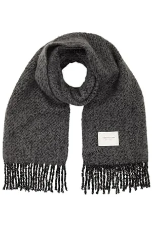 TOM TAILOR Damen Schal mit Fransen, , ONESIZE
