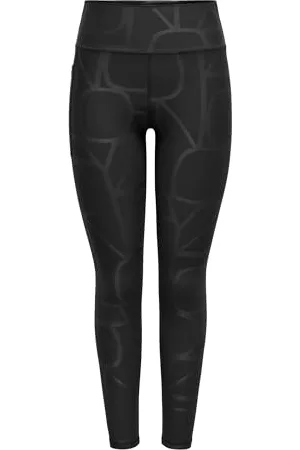 ONLY ONLY Damen Onpfont-2 Logo Hw Pck Tights Noos Leggings, , M EU