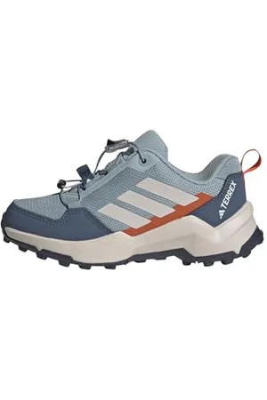 adidas Terrex AX4S Speed Lacing Hiking Shoes Kids Wanderschuhe, Magic Grey/Putty Mauve/semi Impact orange, 29 EU